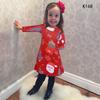 Christmas Kids Dress Girl Santa Claus Elk Long Sleeve Party Birthday Gift