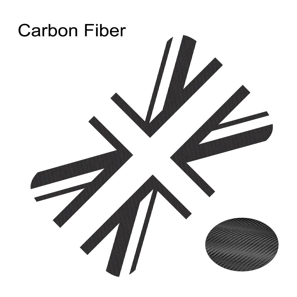 

Автомобиль Юнион Джек наклейка на крышу индивидуальные солнцезащитные пленки для люка на крыше наклейки декор для Mini Cooper One S JCW F54 F55 F56 F60 F Series Carbon