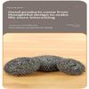 1/2/4Pcs Steel Wire Dishwashing Scrubbers Rust Proof Long Lasting Stainless Steel Balls for Kitchen Cleaning Use