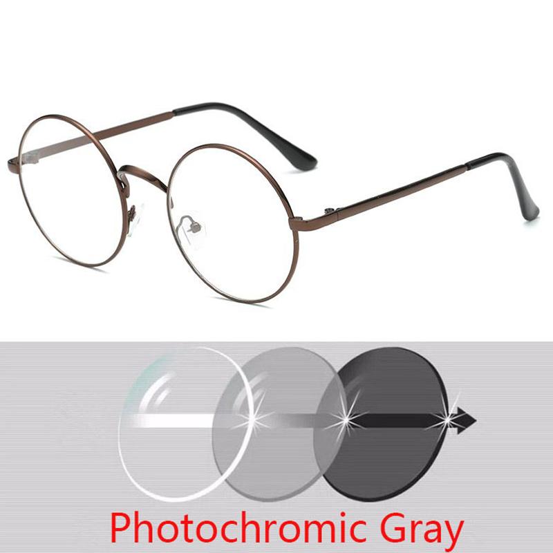 Dioptrien Sph 0 -0,5 -1 -1,5 -2 -2,5 -3 -3,5 -4 -4,5 -5 -5,5 -6,0 Runde Fassung Grüne Beschichtung Myopiebrille