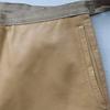 Used 00s PRADA archive Miuccia Period Made in Italy Nappa Leather Leather Pants 46 Camel Genuine Leather Ribbon Belt