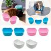 2Pcs Pet Hanging Food Bowls Portable Practical Premium Accessory Durability Easy To Install Pet Cage Feeder for Cat Small Dogs