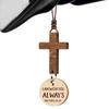 With Pendant Car Rearview Mirror Hanging Lightweight Keychain Ornament Bible Verse Charm Car Hanging Ornament