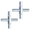 Compacts Crosses Design Water Tap Wrench 4 Way Adjustable Bathroom Sink Wrench Carbon Steel Materials Easy Installation