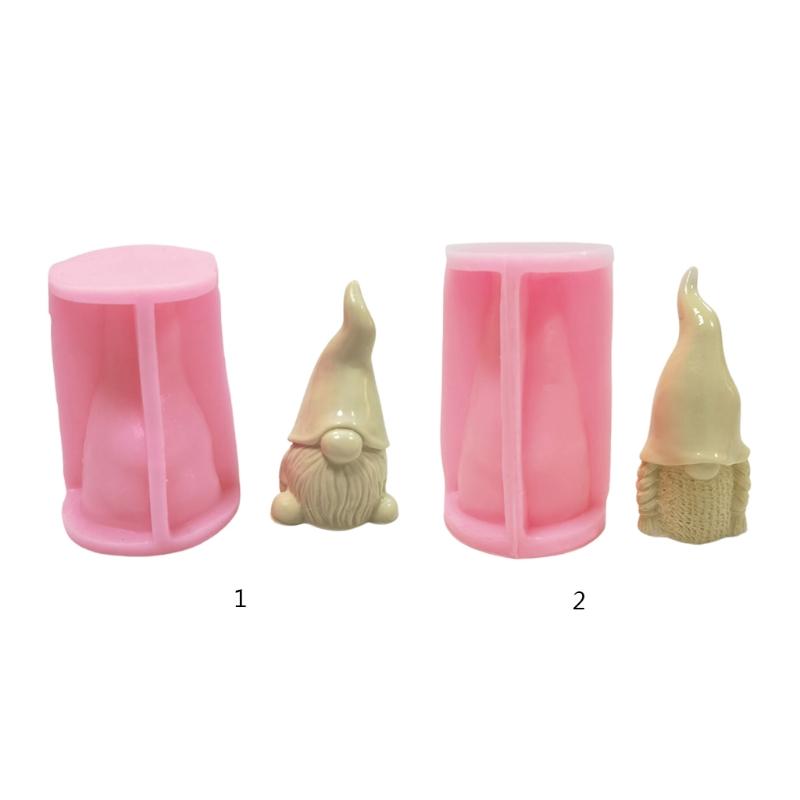 Handmade Fragrance Plaster Soap Wax Silicone Mould DIY 3D Gnomes Candle Resin Casting Mold UV Crystal Epoxy Resin Mold