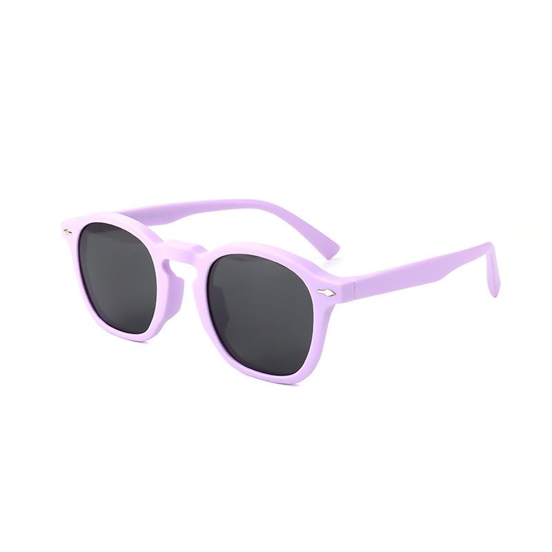 New Children's Polarized Sunglasses, Unisex, with Silicone Frames and Studs, for Outdoor Use, Offering UV Protection and Sunshade