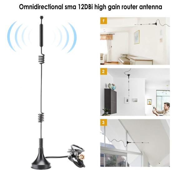 TV Antenna Double Helix Stable Signal Wide Range High Gain Easy to install Universal 2.4G 5.8G TV Long Range