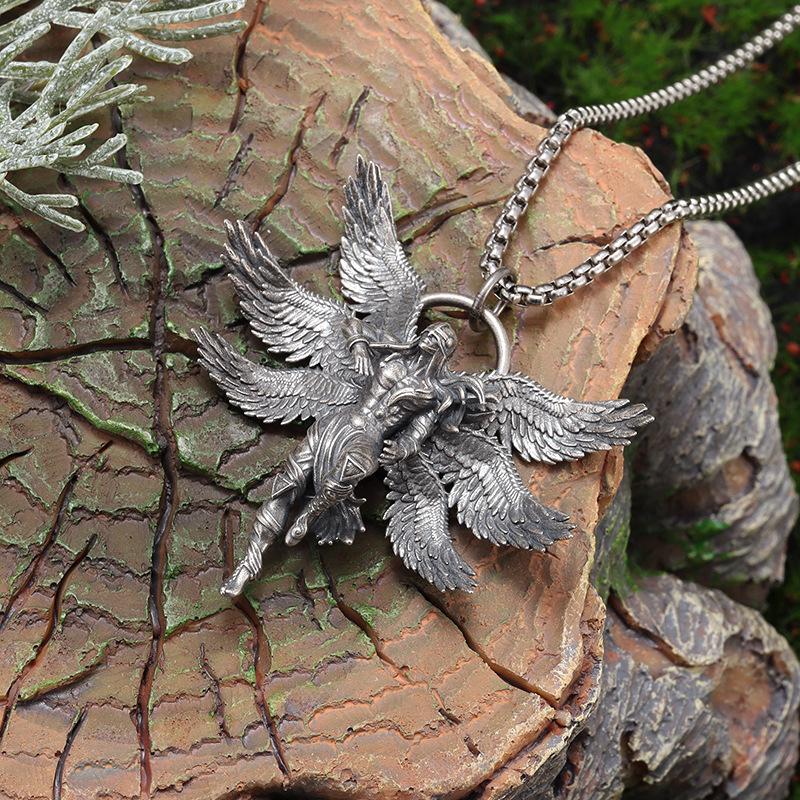 Seraph Gioielli Europei e Americani Collana Retro Ciondolo