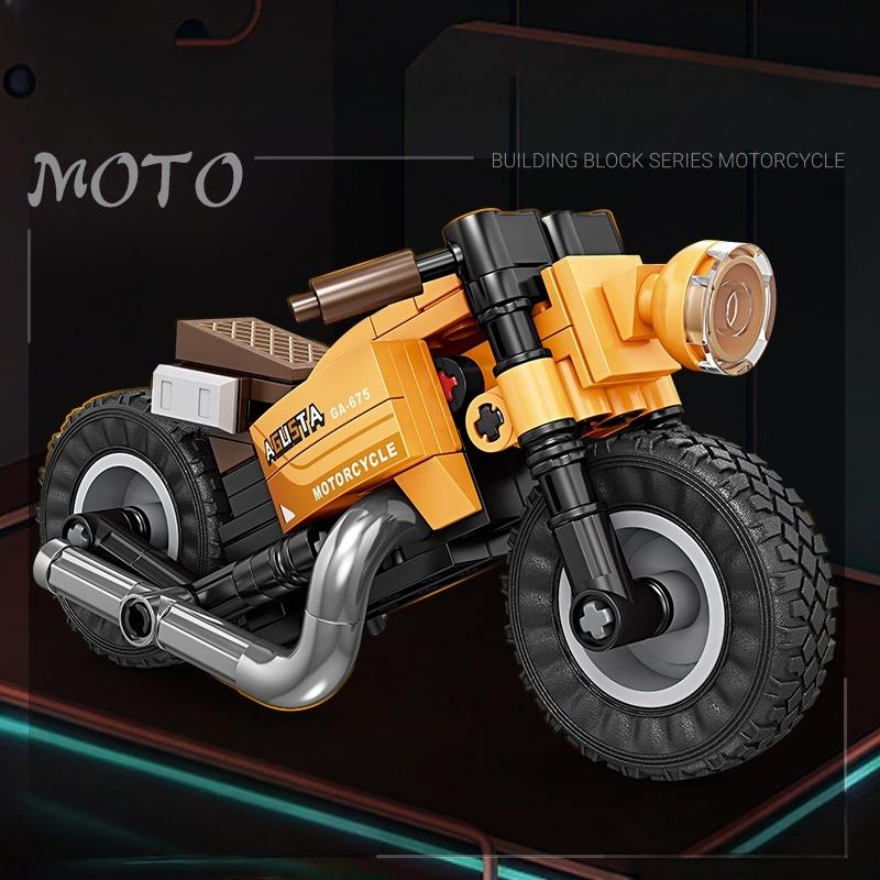 Speed Demon Motorcycle 3D Building Block Toys Cultivate Children's Interests, MOC Motorcycle Assembly, Multiple Styles Available