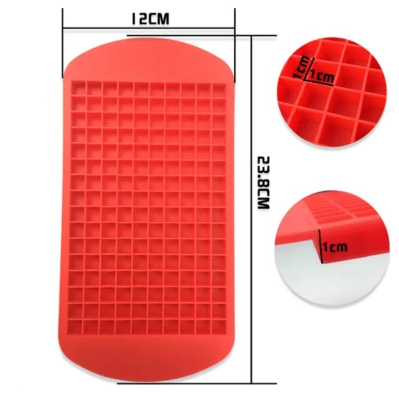 1pcs Food Grade Silicone Bar Ice Cube Tray Mini Ice Cubes Small Square Mold Ice Maker Silicone Mold