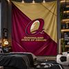 Duvara Asılan Goblen Queensland Maroons Baskılı Kumaş Salon Yatak Odası Ev Dekorasyonu İçin