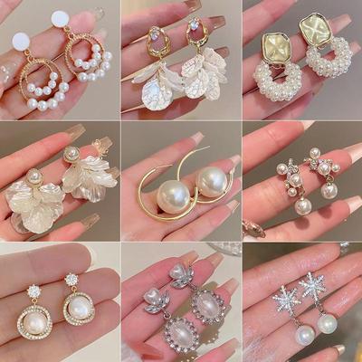 2023 Üst Düzey Fransız İnci Küpeler: Hafif Lüks, Kadınlar İçin Eşsiz Tasarım