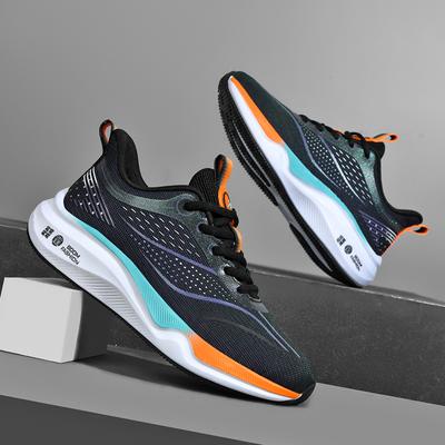 Summer Men's Running Shoes Men Lightweight Jogging Sports Shoes Mesh Sneakers Non-slip Cushioning Training Shoes Male Footwear