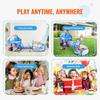 3 in 1 Kids Play Tent with Tunnel for Boys, Girls, Babies and Toddlers, Indoor/Outdoor Pop Up Playhouse with Carrying Bag & Banding Straps Birthday