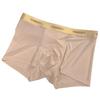 Men's Underwear Ice Silk  Flat Corner Pants Thin Four Corner Pants Antibacterial Underwear