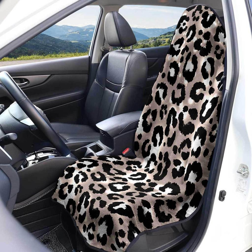 Universal Front Car Seat Towel Cover - All-Season Protector for Gym & Workout