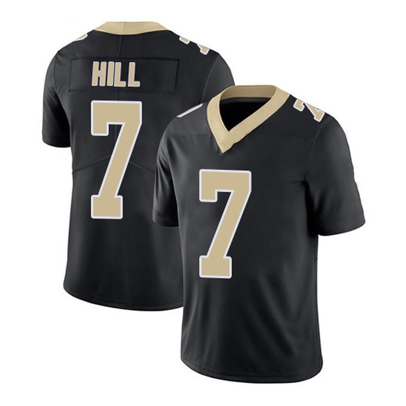 New Orleans Saints Football Jersey 41 Kamara 7 Hill 12 Olave Embroidered Sportswear