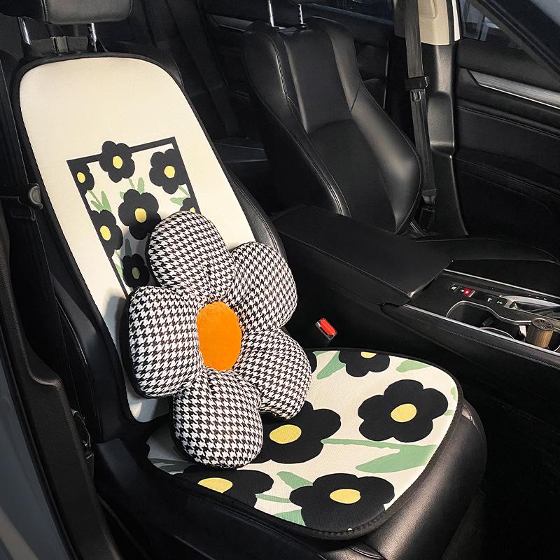 Roztomilý polštář do auta za krk s podporou pasu pro ženy