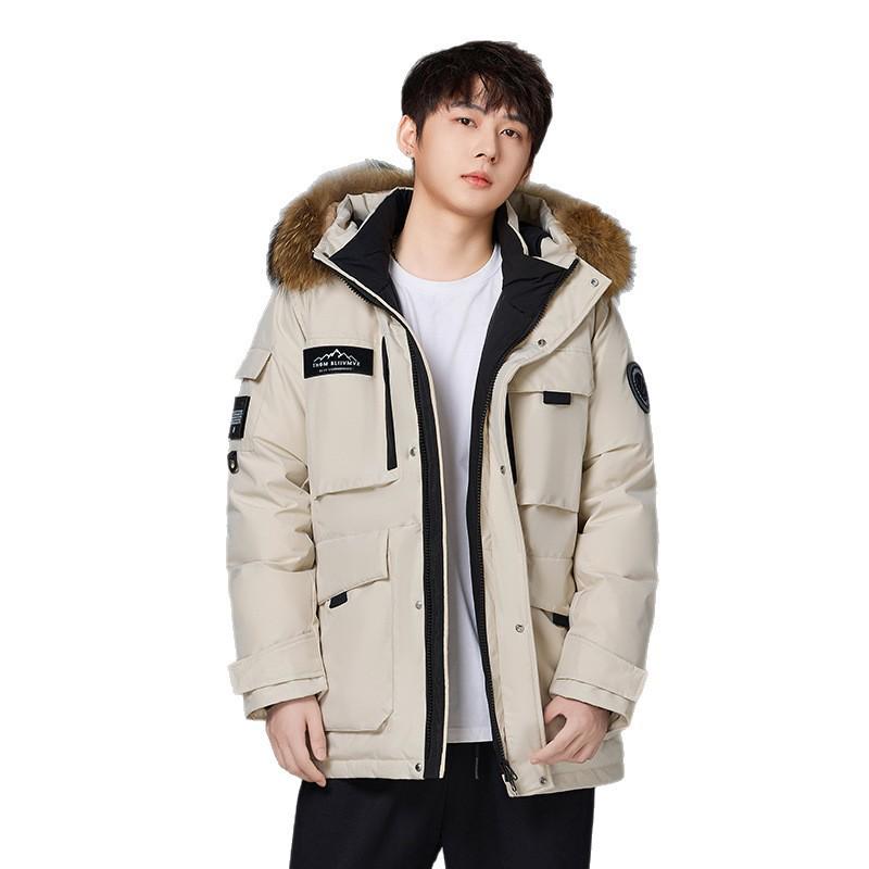 Unisex Winter 2025 Parka: Trendy, Thick, Warm Workwear Ski Jacket for Couples