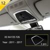 BBJS7 Accessories for BMW X3 X4 F25 F26 Car Inner Gearshift Air Conditioning CD Panel Door Armrest Cover Trim Decorative Car Stickers