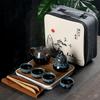 Portable Travel Tea Set With Bag Teeware Teware Coffee Teapot and Cup Chinese Pot Coffeeware Teaware Gaiwan Bar