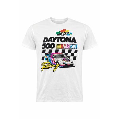 NASCAR Daytona 500 Racing Graphic Tee Mens Large White NWT Unisex T-Shirt