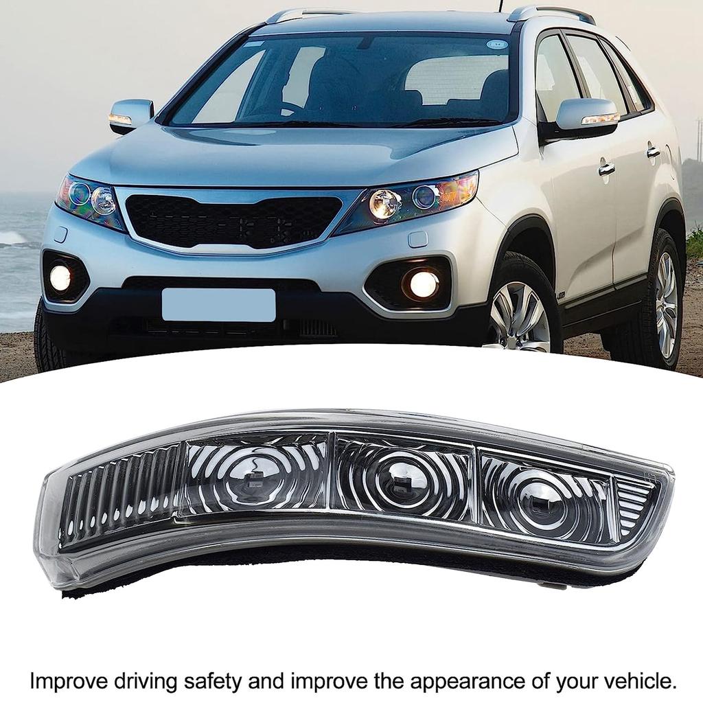 Car Rearview Mirror Turn Signal Indicator Light For 12-15 Kia Sorento Replaces 876132P000 Left/Right Side Light
