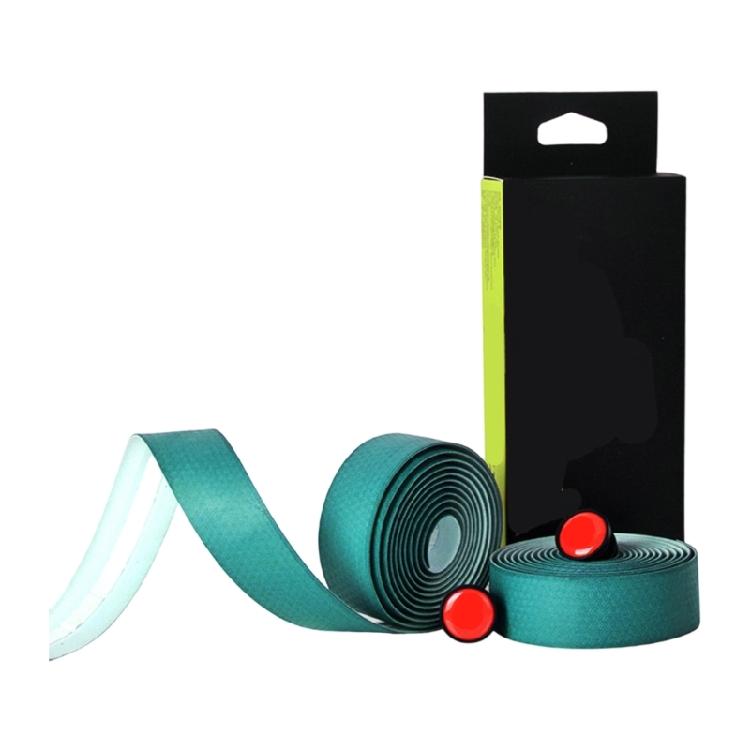 2Pcs Comfortable Bikes Handlebars Tape AntiVibration Wrap Nonslip Bicycles Handlebar Tape Wrap Cycling Accessories зелёный