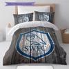 Sheffield Wednesday Football Club Pattern Bedding,Quilt Set Quilt Cover Pillowcase Home Birthday Gift (1 * duvet cover + 2 * pillowcase, without core)