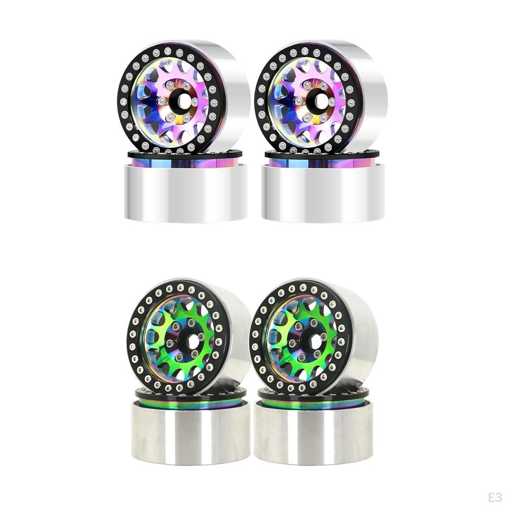 9" Aluminum RC Wheel Rims for 1/10 Scale Crawler Trucks