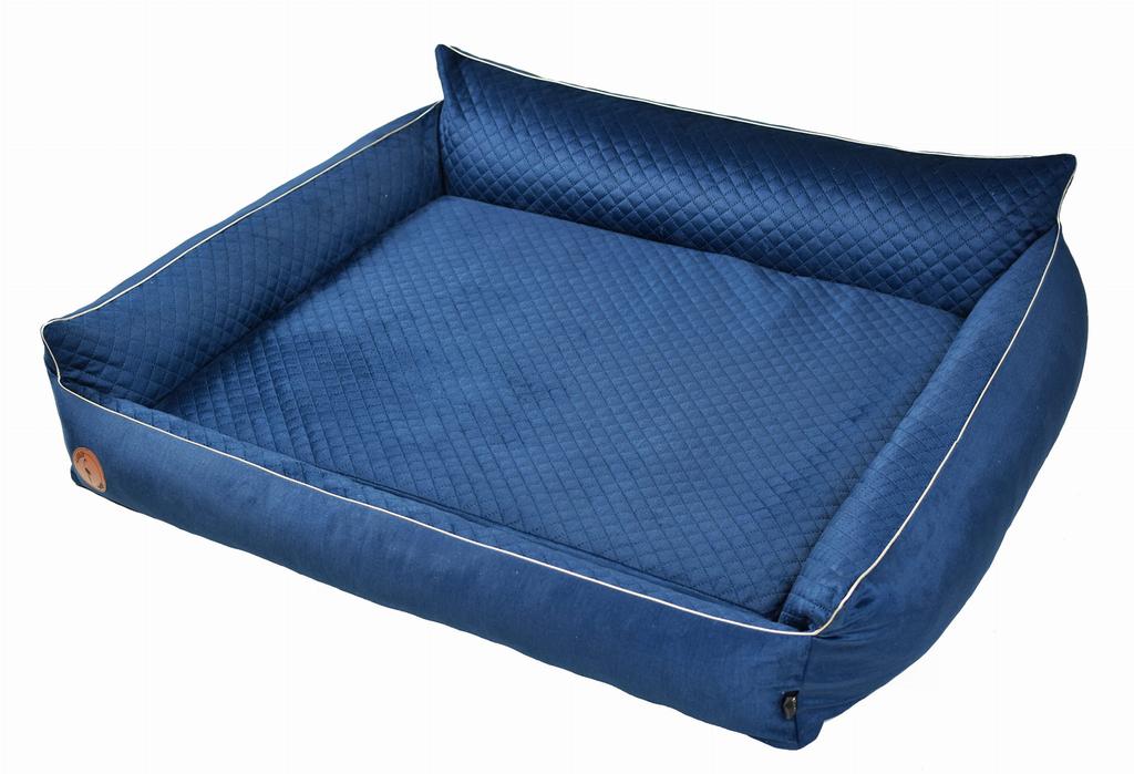 Rocky Orthopedic Bed Navy Blue - 97cm x 86cm