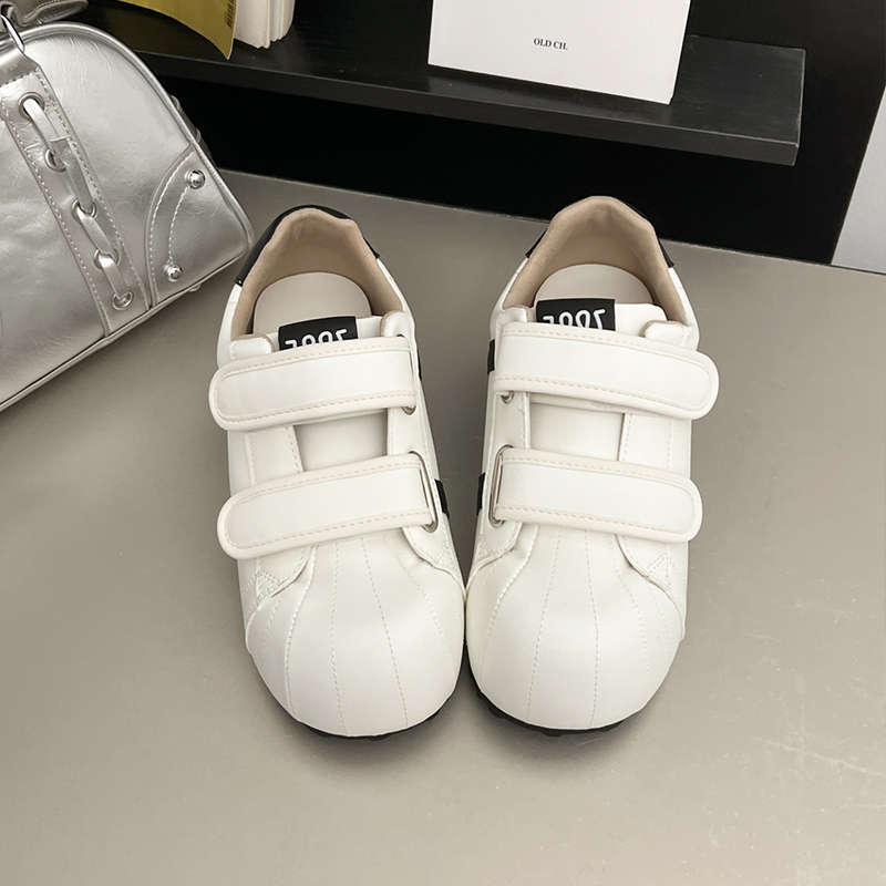 

Velcro ugly cute shell head German training bread shoes women s spring and autumn new versatile casual sports small board shoes 35