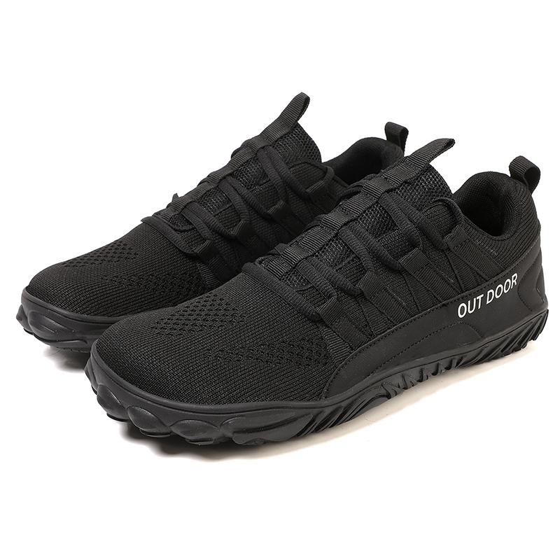 Simple Men's Shoes Lightweight Hiking Sports 2025 Wide Toe Barefoot Shoes Multifunctional Casual Mesh Breathable Walking Shoes