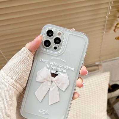 Χαριτωμένη Θήκη Τηλεφώνου με Φιόγκο, Παχιά, Αντικραδασμική, Αντικρουστική Κάλυψη Για Iphone 13 Pro Max 12 11 Promax Xsmax Xr X Σιλικόνη Μαλακή Capa Shell