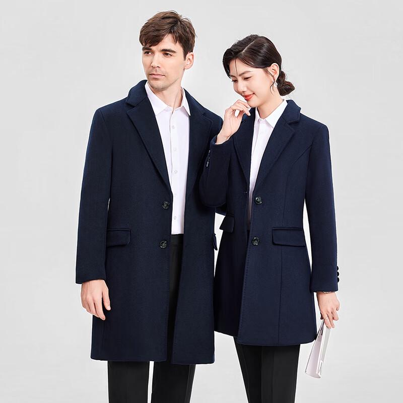 Деловой стеганый пальто Trolman из смесовой шерсти 3XL