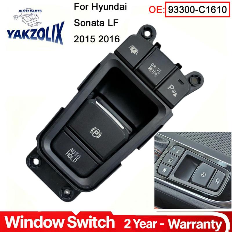 Electronic Parking Brake Auto Hold Switch Button For Hyundai Sonata LF 2015 2016 93300-C1610 93300C1610 Car Automotive Parts