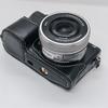 For Sony NEX-7/NEX-6 Half Body Camera Cover with Battery Access PU Leather Bottom Case