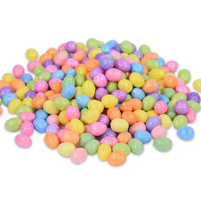 80/160 Stück Bunte Ostereier Glitzer Schaumstoff Vogel Taube Frohe Ostern Party Heimdekoration Kinder Geschenk Korbfüller DIY Basteln