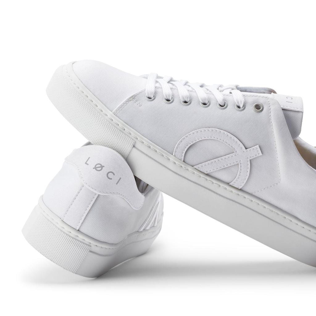 Loci Nine Vegan Sneakers White/White/White Lc-009-019