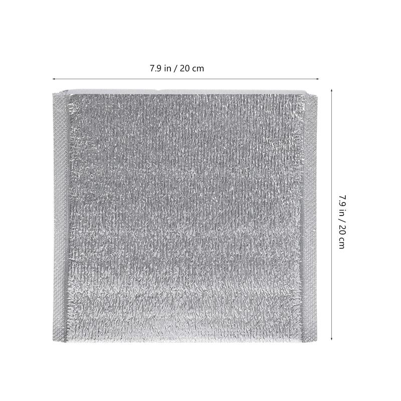 20/50 st Engångsisoleringspåsar Tjock Aluminiumfolie Mat Snabb Färskhållningspåse Take-Away Isoleringspåse för Mat Frukt