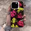 Anime J-JoJo Klassisch B-Bizarre A-Abenteuer Handyhülle Für IPhone 17 16 15 14 11 12 13 Pro Max Plus Pro Bunte Silberne Hülle