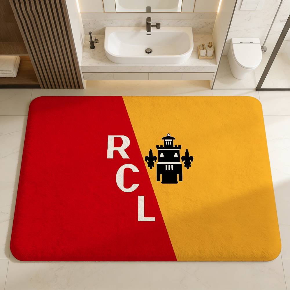 R-RCS LOGO L-Lens Door Mat Nordic Style Bedroom Living Room Doormat Home Balcony Anti-Slip Alfombra