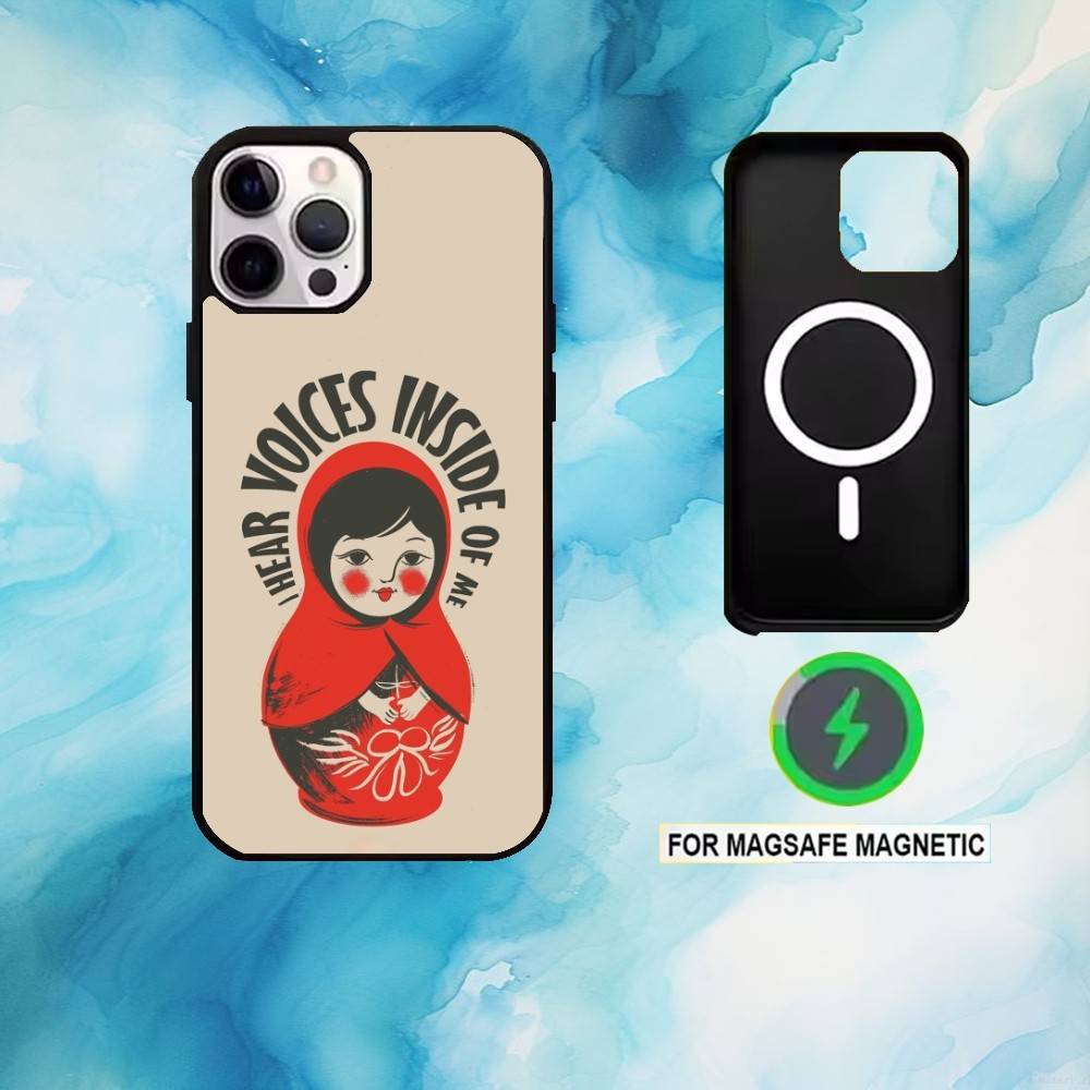 

Russian Art Matryoshka Phone Case For iPhone17,16,15,14,13,12,11 Plus,Pro Max Magnetic For Magsafe Wireless Charging iPhone15PRO