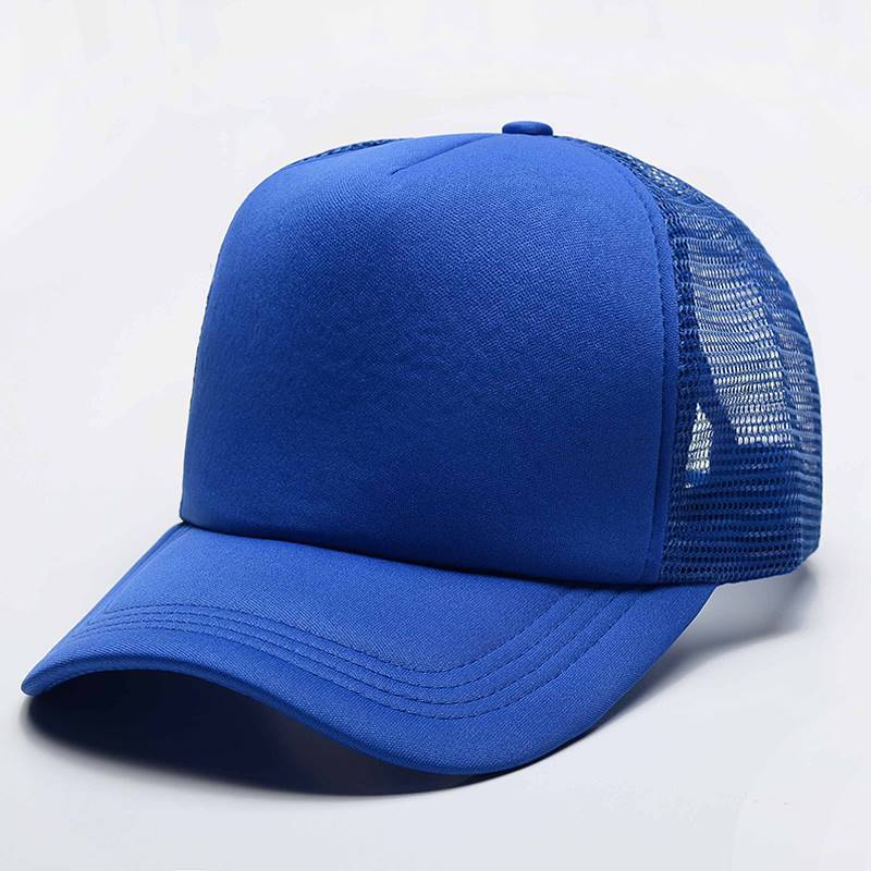 Truck cap Sponge mesh Solid color duckbill cap Sunscreen breathable sun hat