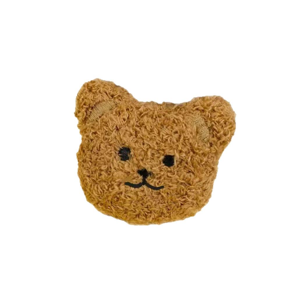 Cartoon Plush Bear Brooch Diy Accessory Fabric Embellishment For Kids And Teens