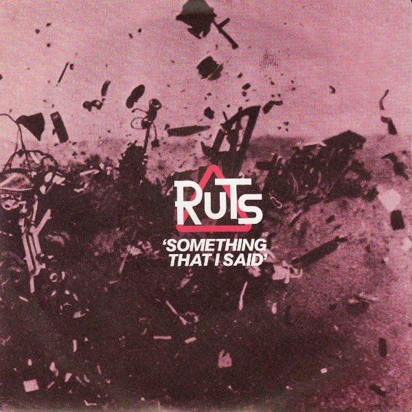 

7inch Record RUTS - Something That I Said VS285 Virgin 1979 UK Rock Used