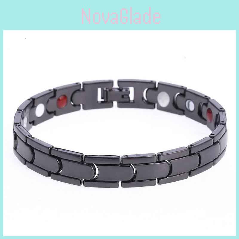 Elegantes Magnetarmband aus Titanstahl für Männer und Frauen mit gesundheitlichen Vorteilen