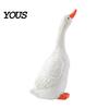 Weather Resistant Garden Decor Realistic Goose Ornament, Miniature Resin Figurine, Statue Yard Figurines for Outdoor Micro Landscape Bonsai Patio