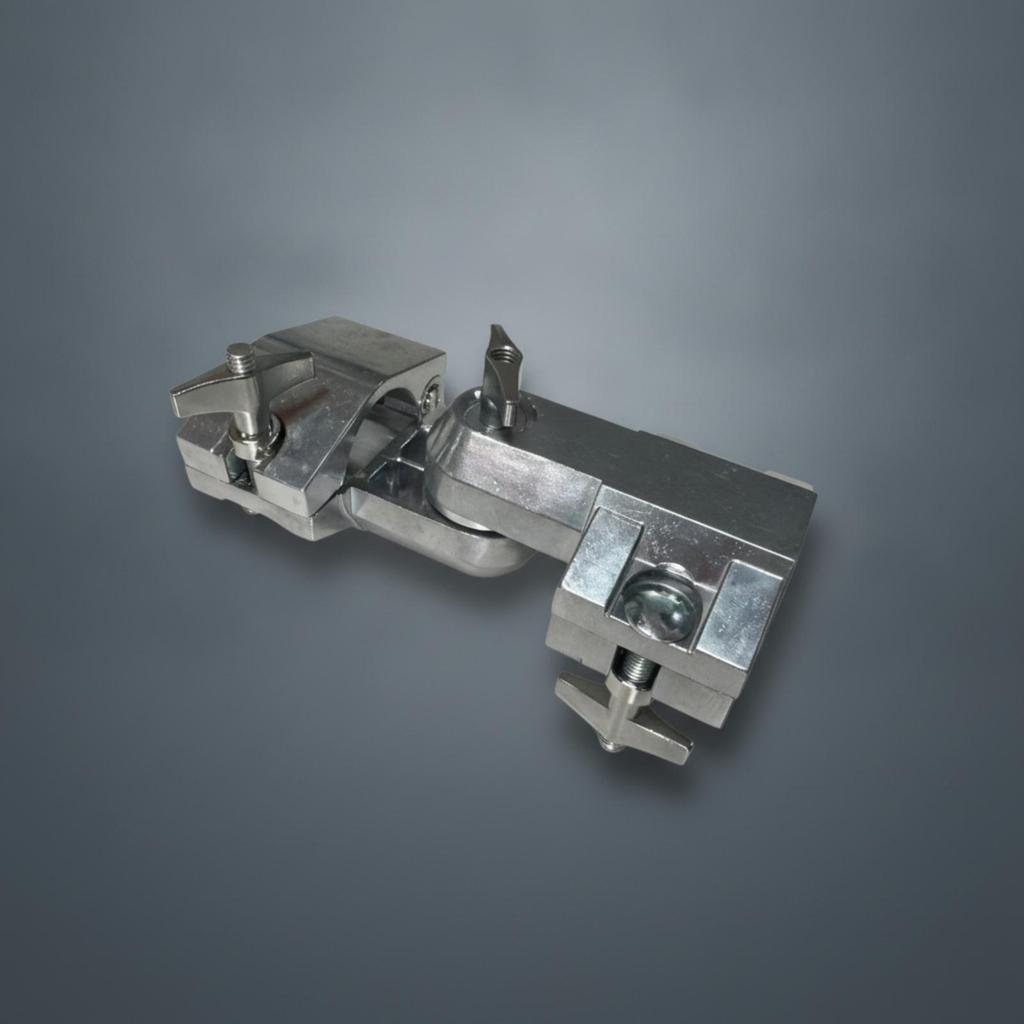Drum Rack Clamp with Hinged Sides Adjustable for Stage Rig, Drummers