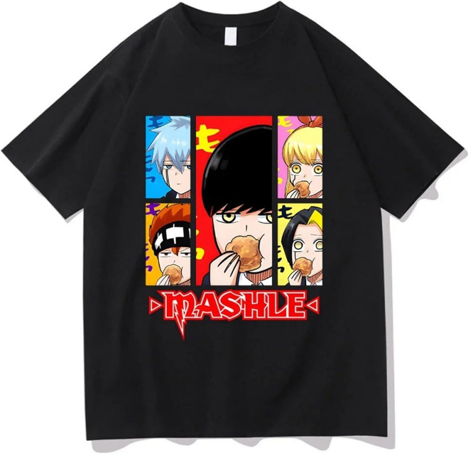 ISaikoy Аниме Магия и Мышцы Масл Магл Футболка с коротким рукавом Костюм S